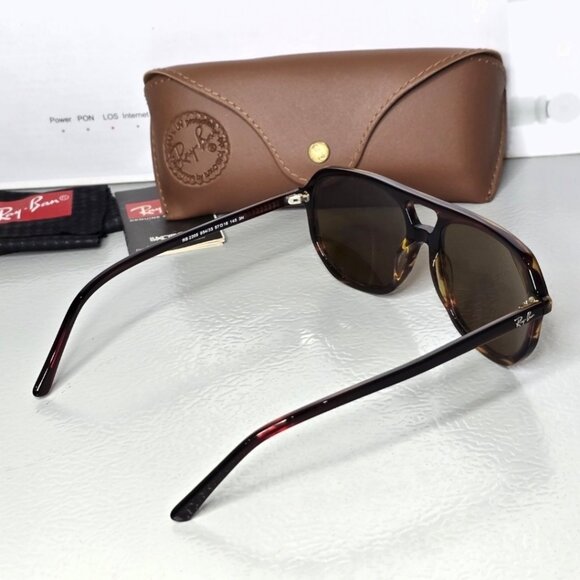 Ray-Ban RB2205 Havana Sunglasses - Picture 3 of 4